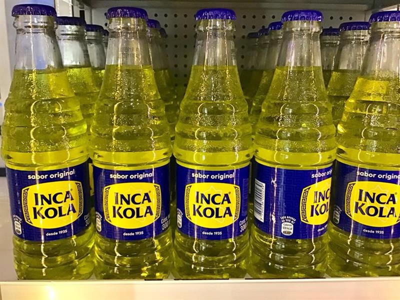 inca kola the Peruvian soft Peruvian food