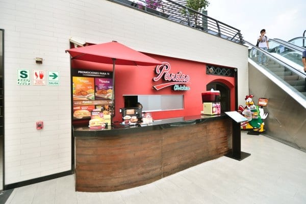 Pardos Chicken restaurant at Larcomar