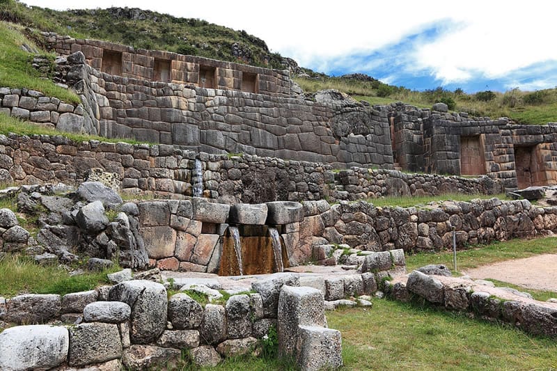 The Inca Spa in Peru Inca Baths Tambomachay